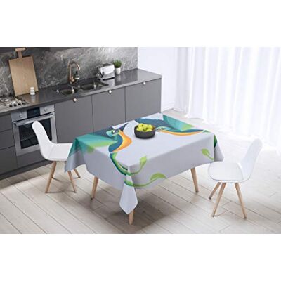 Bonamaison Kitchen Decoration, Tablecloth, 145 cm x 145 cm Designed and Manufactured in Turkey Bonamaison Kitchen Decoration, Tablecloth, 145 cm x 145 cm Designed and Manufactured in Turkey