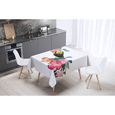 Bonamaison Kitchen Decoration, Tablecloth, 145 cm x 145 cm Designed and Manufactured in Turkey Bonamaison Kitchen Decoration, Tablecloth, 145 cm x 145 cm Designed and Manufactured in Turkey