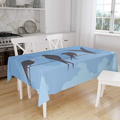 Bonamaison Kitchen Decoration, Tablecloth, 145 cm x 180 cm – Diseñado y Fabricado en Turkey Bonamaison Kitchen Decoration, Tablecloth, 145 cm x 180 cm – Diseñado y Fabricado en Turkey