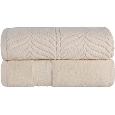 Superior Juego de 2 Toallas de baño de algodón con diseño de cheurón, Cero torsión, Toallas Grandes y absorbentes, lujosas, Suaves, de Secado rápido, Ducha, SPA, Hotel, Piscina, baño de Invitados, Superior Juego de 2 Toallas de baño de algodón con diseño de cheurón, Cero torsión, Toallas Grandes y absorbentes, lujosas, Suaves, de Secado rápido, Ducha, SPA, Hotel, Piscina, baño de Invitados,