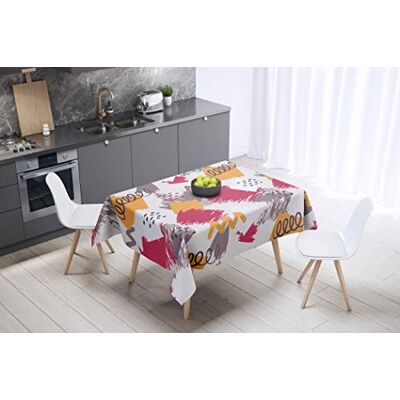 Bonamaison Kitchen Decoration, Tablecloth, 145 cm x 145 cm Designed and Manufactured in Turkey Bonamaison Kitchen Decoration, Tablecloth, 145 cm x 145 cm Designed and Manufactured in Turkey