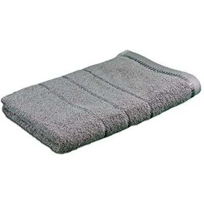 Toalla GÖZZE Berlín - 70x140cm - Gris - Toalla de baño Toalla GÖZZE Berlín - 70x140cm - Gris - Toalla de baño