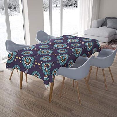 Bonamaison Kitchen Decoration, Tablecloth, 145 cm x 220 cm – Diseñado y Fabricado en Turkey Bonamaison Kitchen Decoration, Tablecloth, 145 cm x 220 cm – Diseñado y Fabricado en Turkey