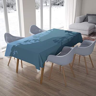 Bonamaison Kitchen Decoration, Tablecloth, 145 cm x 220 cm – Diseñado y Fabricado en Turkey Bonamaison Kitchen Decoration, Tablecloth, 145 cm x 220 cm – Diseñado y Fabricado en Turkey
