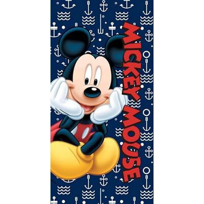 Disney Marvel Toalla de Playa Infantil 70x140 cm – Microfibra de Secado Rápido – Varios Diseños Oficiales Mickey, Minnie, Stitch, Frozen, Avengers y Spider-Man (Mickey Anclas) Disney Marvel Toalla de Playa Infantil 70x140 cm – Microfibra de Secado Rápido – Varios Diseños Oficiales Mickey, Minnie, Stitch, Frozen, Avengers y Spider-Man (Mickey Anclas)