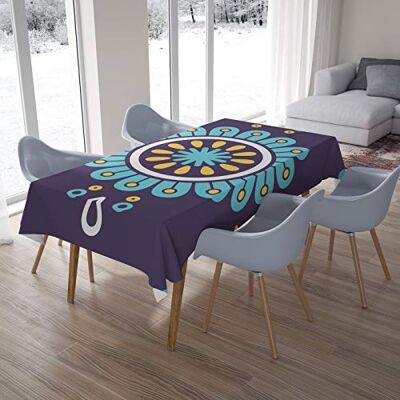 Bonamaison Kitchen Decoration, Tablecloth, 145 cm x 220 cm – Diseñado y Fabricado en Turkey Bonamaison Kitchen Decoration, Tablecloth, 145 cm x 220 cm – Diseñado y Fabricado en Turkey