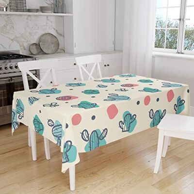 Bonamaison Kitchen Decoration, Tablecloth, 145 cm x 180 cm – Diseñado y Fabricado en Turkey Bonamaison Kitchen Decoration, Tablecloth, 145 cm x 180 cm – Diseñado y Fabricado en Turkey