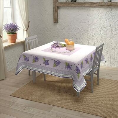Soleil d'ocre , Mantel Estampado Antimanchas Cuadrado 180x180 cm Provence Soleil d'ocre , Mantel Estampado Antimanchas Cuadrado 180x180 cm Provence