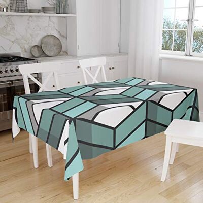 Bonamaison Kitchen Decoration, Tablecloth, 145 cm x 180 cm – Diseñado y Fabricado en Turkey Bonamaison Kitchen Decoration, Tablecloth, 145 cm x 180 cm – Diseñado y Fabricado en Turkey