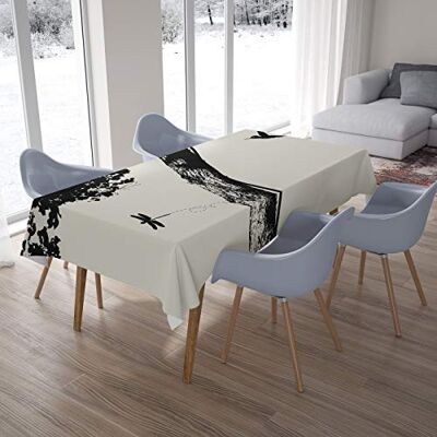 Bonamaison Kitchen Decoration, Tablecloth, 145 cm x 220 cm – Diseñado y Fabricado en Turkey Bonamaison Kitchen Decoration, Tablecloth, 145 cm x 220 cm – Diseñado y Fabricado en Turkey