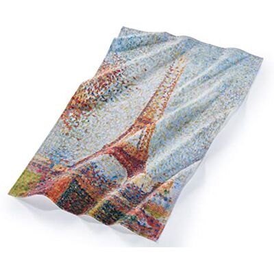 MuseARTa Toalla de Playa Unisex con diseño de Torre Eiffel del Artista Georges Seurat de algodón, 90 x 150 cm MuseARTa Toalla de Playa Unisex con diseño de Torre Eiffel del Artista Georges Seurat de algodón, 90 x 150 cm