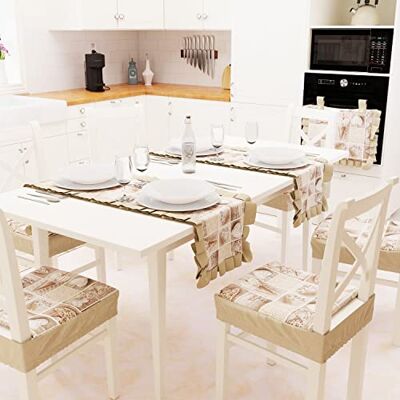 PETTI ARTIGIANI ITALIANI Camino de Mesa, Lidia Beige, 1pz Runner Tavola 40x140 cm PETTI ARTIGIANI ITALIANI Camino de Mesa, Lidia Beige, 1pz Runner Tavola 40x140 cm