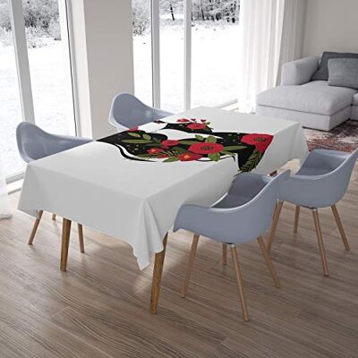 Bonamaison Kitchen Decoration, Tablecloth, 145 cm x 220 cm – Diseñado y Fabricado en Turkey Bonamaison Kitchen Decoration, Tablecloth, 145 cm x 220 cm – Diseñado y Fabricado en Turkey