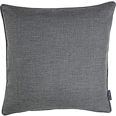 Riva Home Riva Inicio Eclipse Cojín De Poliéster De Plata 45 X 45 Cm, 18" x 18" (45 x 45cm) Riva Home Riva Inicio Eclipse Cojín De Poliéster De Plata 45 X 45 Cm, 18" x 18" (45 x 45cm)