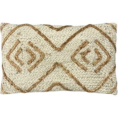 furn. Mynu Polyester Filled Cushion, Jute, Natural furn. Mynu Polyester Filled Cushion, Jute, Natural
