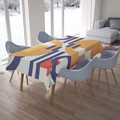 Bonamaison Kitchen Decoration, Tablecloth, 145 cm x 220 cm – Diseñado y Fabricado en Turkey Bonamaison Kitchen Decoration, Tablecloth, 145 cm x 220 cm – Diseñado y Fabricado en Turkey