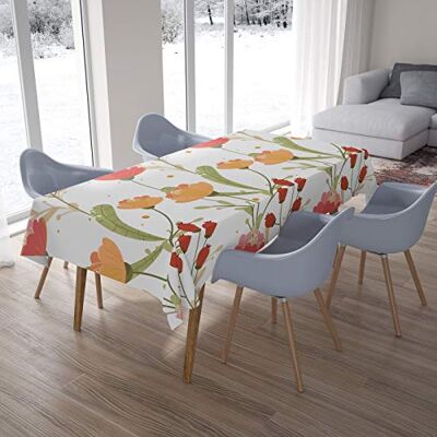 Bonamaison Kitchen Decoration, Tablecloth, 145 cm x 220 cm – Diseñado y Fabricado en Turkey Bonamaison Kitchen Decoration, Tablecloth, 145 cm x 220 cm – Diseñado y Fabricado en Turkey