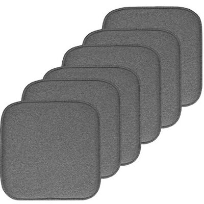 Sweet Home Collection Cojines de Espuma viscoelástica para Silla, Goma Antideslizante, diseño de Panal de Abejas y Esquinas Redondeadas de 16 x 16 Pulgadas; Paquete de 6 Unidades Sweet Home Collection Cojines de Espuma viscoelástica para Silla, Goma Antideslizante, diseño de Panal de Abejas y Esquinas Redondeadas de 16 x 16 Pulgadas; Paquete de 6 Unidades
