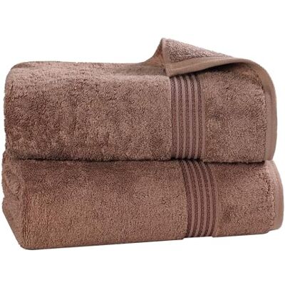 Superior Juego de Toallas de baño de Gran tamaño de algodón Egipcio, 2 Piezas, Surtido para Adultos, niños, baño, Ducha, Invitados, Balneario, Gimnasio, Resort, Airbnb, Color Moca Superior Juego de Toallas de baño de Gran tamaño de algodón Egipcio, 2 Piezas, Surtido para Adultos, niños, baño, Ducha, Invitados, Balneario, Gimnasio, Resort, Airbnb, Color Moca