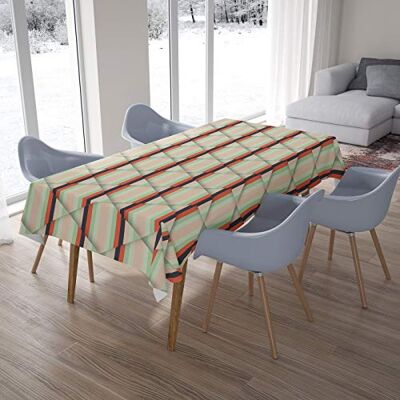 Bonamaison Kitchen Decoration, Tablecloth, 145 cm x 220 cm – Diseñado y Fabricado en Turkey Bonamaison Kitchen Decoration, Tablecloth, 145 cm x 220 cm – Diseñado y Fabricado en Turkey