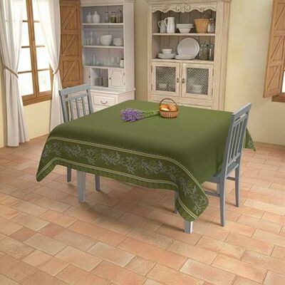 Soleil d'ocre , Mantel Estampado Antimanchas Cuadrado 180x180 cm LUBERON Soleil d'ocre , Mantel Estampado Antimanchas Cuadrado 180x180 cm LUBERON