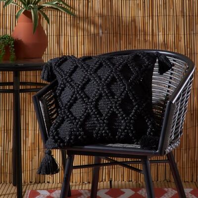 Drift Home Alda Outdoor Cojín Relleno Duradero (43 x 43 cm), Color Negro Drift Home Alda Outdoor Cojín Relleno Duradero (43 x 43 cm), Color Negro