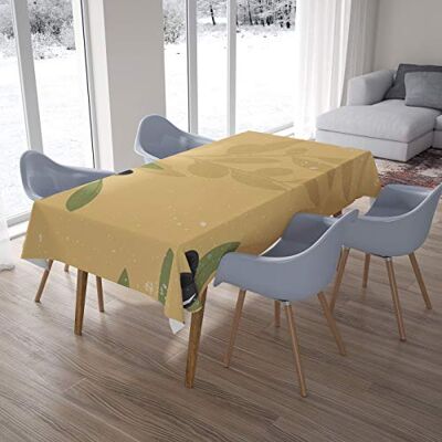 Bonamaison Kitchen Decoration, Tablecloth, 145 cm x 220 cm – Diseñado y Fabricado en Turkey Bonamaison Kitchen Decoration, Tablecloth, 145 cm x 220 cm – Diseñado y Fabricado en Turkey