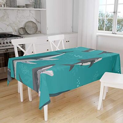 Bonamaison Kitchen Decoration, Tablecloth, 145 cm x 180 cm – Diseñado y Fabricado en Turkey Bonamaison Kitchen Decoration, Tablecloth, 145 cm x 180 cm – Diseñado y Fabricado en Turkey