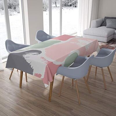 Bonamaison Kitchen Decoration, Tablecloth, 145 cm x 220 cm – Diseñado y Fabricado en Turkey Bonamaison Kitchen Decoration, Tablecloth, 145 cm x 220 cm – Diseñado y Fabricado en Turkey