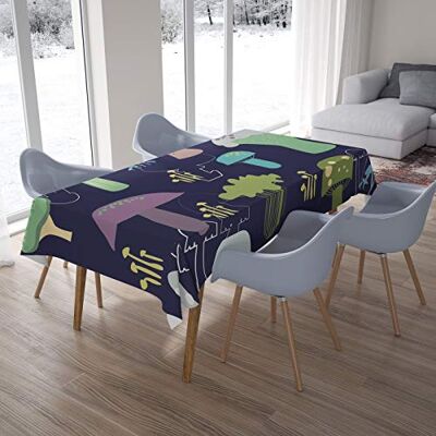 Bonamaison Kitchen Decoration, Tablecloth, 145 cm x 220 cm – Diseñado y Fabricado en Turkey Bonamaison Kitchen Decoration, Tablecloth, 145 cm x 220 cm – Diseñado y Fabricado en Turkey