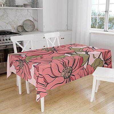 Bonamaison Kitchen Decoration, Tablecloth, 145 cm x 180 cm – Diseñado y Fabricado en Turkey Bonamaison Kitchen Decoration, Tablecloth, 145 cm x 180 cm – Diseñado y Fabricado en Turkey