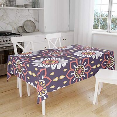 Bonamaison Kitchen Decoration, Tablecloth, 145 cm x 180 cm – Diseñado y Fabricado en Turkey Bonamaison Kitchen Decoration, Tablecloth, 145 cm x 180 cm – Diseñado y Fabricado en Turkey