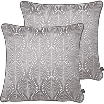 Prestigious Textiles Boudoir Cojines, Poliéster, Cromo, 43 x 43cm, 2 Prestigious Textiles Boudoir Cojines, Poliéster, Cromo, 43 x 43cm, 2