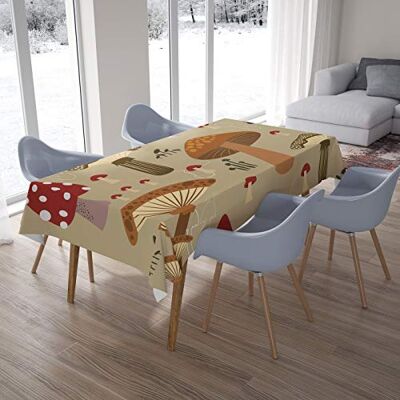 Bonamaison Kitchen Decoration, Tablecloth, 145 cm x 220 cm – Diseñado y Fabricado en Turkey Bonamaison Kitchen Decoration, Tablecloth, 145 cm x 220 cm – Diseñado y Fabricado en Turkey
