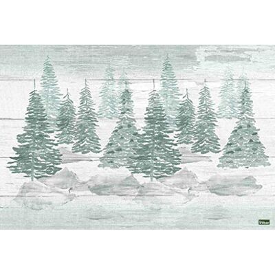 Vilber Abetos, PVC Poliester, Antideslizante, Lavable, Resistente al Calor, con Posibilidad de Caminos de Mesa y Alfombras a Juego. (VERDE-02, Mantel Individual, Pack 4 (30,5x45,6 cm)) Vilber Abetos, PVC Poliester, Antideslizante, Lavable, Resistente al Calor, con Posibilidad de Caminos de Mesa y Alfombras a Juego. (VERDE-02, Mantel Individual, Pack 4 (30,5x45,6 cm))