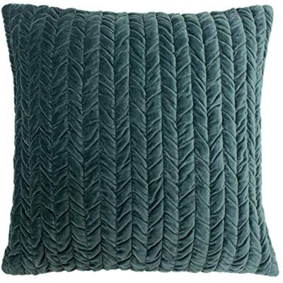 Riva Home Paoletti Cojín Relleno de Plumas Allure, Verde Azulado, 45 x 45cm (18" x 18") Riva Home Paoletti Cojín Relleno de Plumas Allure, Verde Azulado, 45 x 45cm (18" x 18")