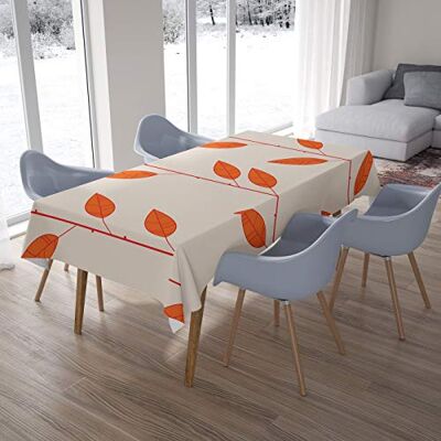Bonamaison Kitchen Decoration, Tablecloth, 145 cm x 220 cm – Diseñado y Fabricado en Turkey Bonamaison Kitchen Decoration, Tablecloth, 145 cm x 220 cm – Diseñado y Fabricado en Turkey