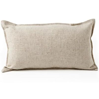 DRW Cojin Rectangular de Tela y algodón con Relleno en Gris 12x50x30 cm DRW Cojin Rectangular de Tela y algodón con Relleno en Gris 12x50x30 cm