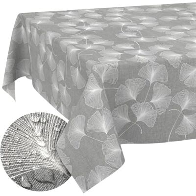 ANRO Mantel de Tela para Mesa de algodón y poliéster, Lavable, fácil de Limpiar, Redondo, Ovalado, Cuadrado, Diente de león, 100 x 140 cm, Borde de Corte ANRO Mantel de Tela para Mesa de algodón y poliéster, Lavable, fácil de Limpiar, Redondo, Ovalado, Cuadrado, Diente de león, 100 x 140 cm, Borde de Corte