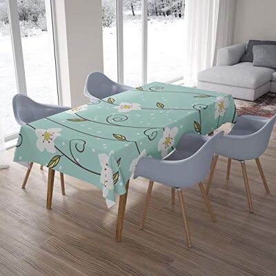Bonamaison Kitchen Decoration, Tablecloth, 145 cm x 220 cm – Diseñado y Fabricado en Turkey Bonamaison Kitchen Decoration, Tablecloth, 145 cm x 220 cm – Diseñado y Fabricado en Turkey