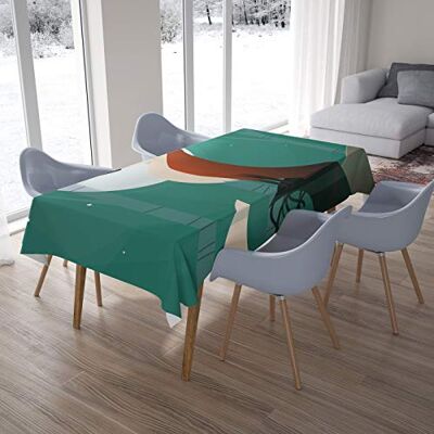 Bonamaison Kitchen Decoration, Tablecloth, 145 cm x 220 cm – Diseñado y Fabricado en Turkey Bonamaison Kitchen Decoration, Tablecloth, 145 cm x 220 cm – Diseñado y Fabricado en Turkey