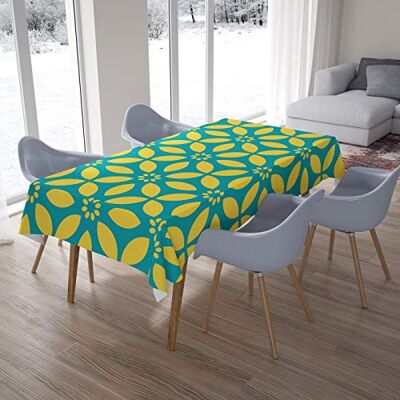 Bonamaison Kitchen Decoration, Tablecloth, 145 cm x 220 cm – Diseñado y Fabricado en Turkey Bonamaison Kitchen Decoration, Tablecloth, 145 cm x 220 cm – Diseñado y Fabricado en Turkey