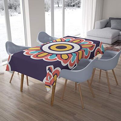 Bonamaison Kitchen Decoration, Tablecloth, 145 cm x 220 cm – Diseñado y Fabricado en Turkey Bonamaison Kitchen Decoration, Tablecloth, 145 cm x 220 cm – Diseñado y Fabricado en Turkey