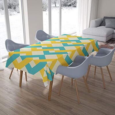 Bonamaison Kitchen Decoration, Tablecloth, 145 cm x 220 cm – Diseñado y Fabricado en Turkey Bonamaison Kitchen Decoration, Tablecloth, 145 cm x 220 cm – Diseñado y Fabricado en Turkey