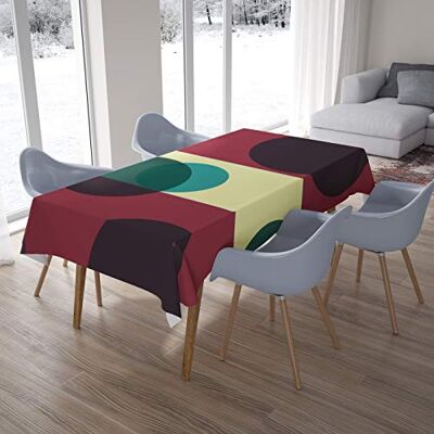 Bonamaison Kitchen Decoration, Tablecloth, 145 cm x 220 cm – Diseñado y Fabricado en Turkey Bonamaison Kitchen Decoration, Tablecloth, 145 cm x 220 cm – Diseñado y Fabricado en Turkey