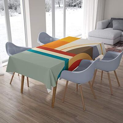 Bonamaison Kitchen Decoration, Tablecloth, 145 cm x 220 cm – Diseñado y Fabricado en Turkey Bonamaison Kitchen Decoration, Tablecloth, 145 cm x 220 cm – Diseñado y Fabricado en Turkey