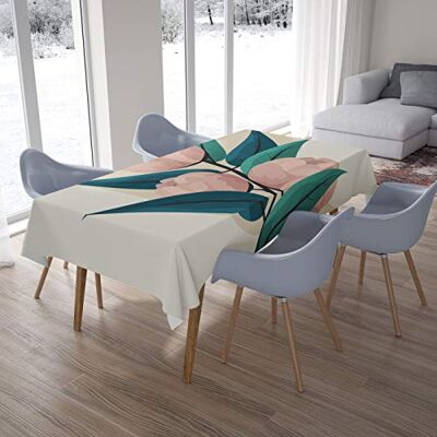 Bonamaison Kitchen Decoration, Tablecloth, 145 cm x 220 cm – Diseñado y Fabricado en Turkey Bonamaison Kitchen Decoration, Tablecloth, 145 cm x 220 cm – Diseñado y Fabricado en Turkey