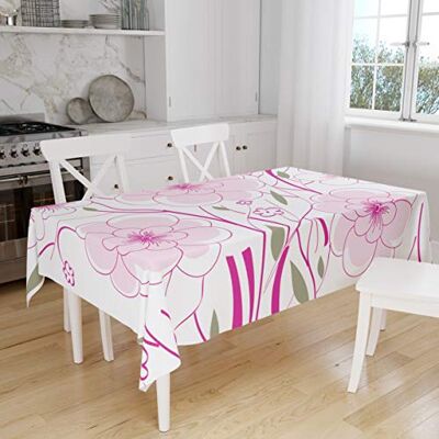 Bonamaison Kitchen Decoration, Tablecloth, 145 cm x 180 cm – Diseñado y Fabricado en Turkey Bonamaison Kitchen Decoration, Tablecloth, 145 cm x 180 cm – Diseñado y Fabricado en Turkey
