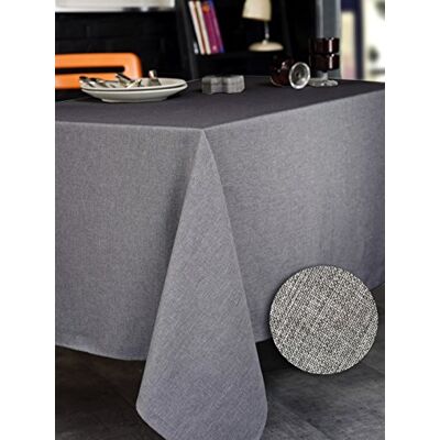 CALITEX adición Mantel Rectangular poliéster Gris 150 x 200 CALITEX adición Mantel Rectangular poliéster Gris 150 x 200