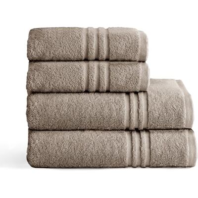 BOHEME Juego de 4 Toallas Premium Piedra BOHEME Juego de 4 Toallas Premium Piedra